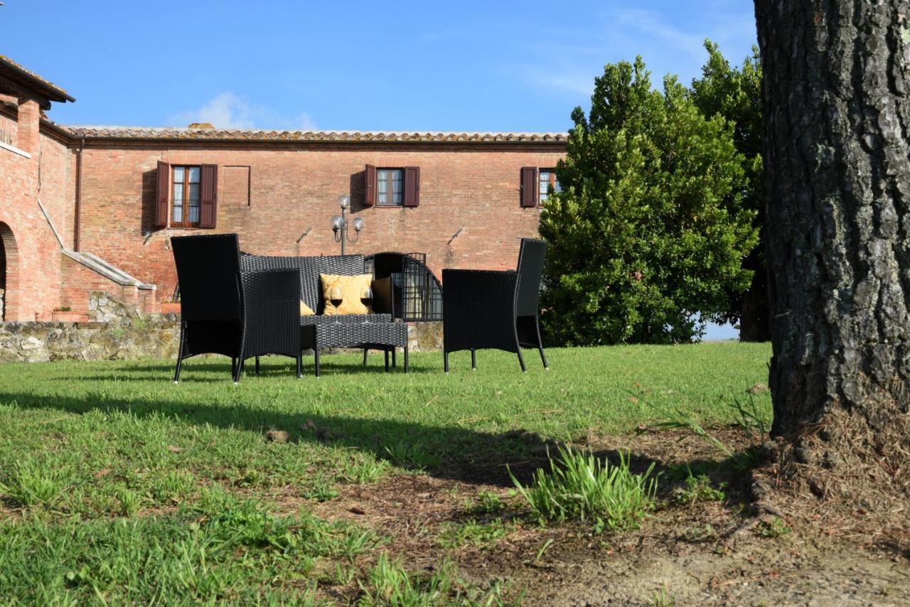 Podere Il Granaio - Crete Senesi - Tuscany Siena Exteriör bild